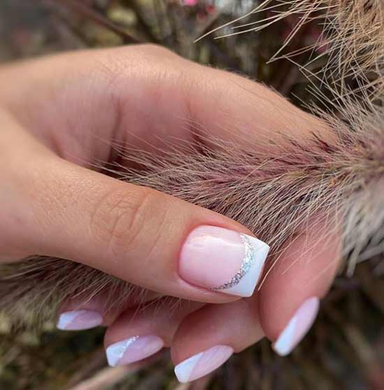 French manucure pour ongles carrés