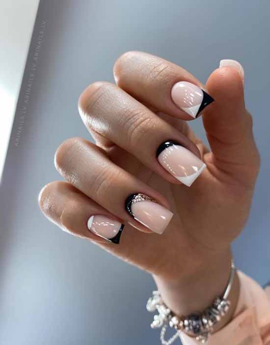 Manucure française avec design: photo, les meilleures nouveautés