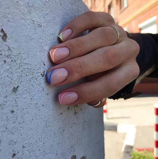 Manucure française avec design: photo, les meilleures nouveautés