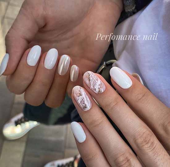 Photo de manucure de mariage