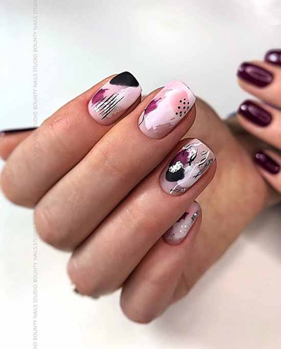 De belles nuances de vernis pour une déco argentée