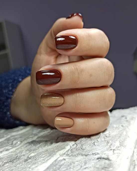 Manucure pailletée beige: idées de conception d'ongles gracieuses