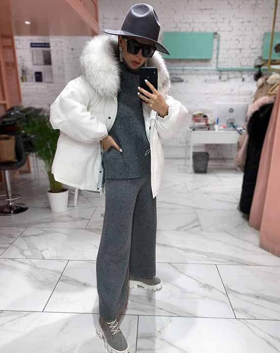 Looks avec des joggeurs tricotés