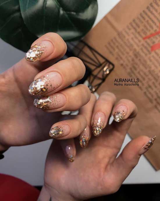 Paillettes dorées françaises