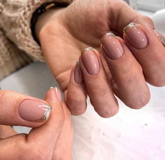 French with sparkles: 100 photos de manucure, les idées les plus récentes