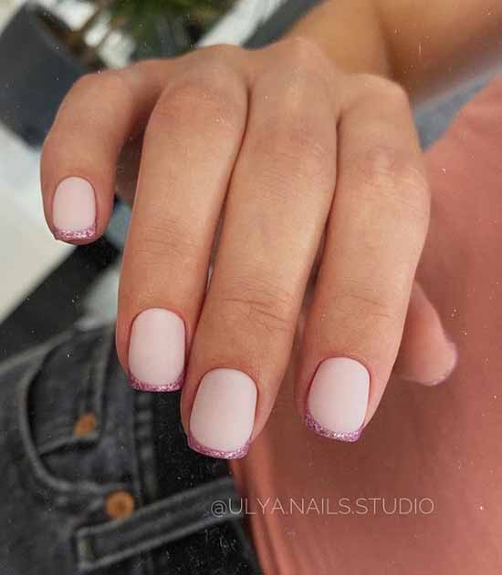 Veste courte rose paillettes