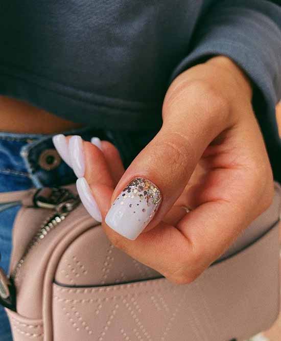 Ombre française en technique inversée