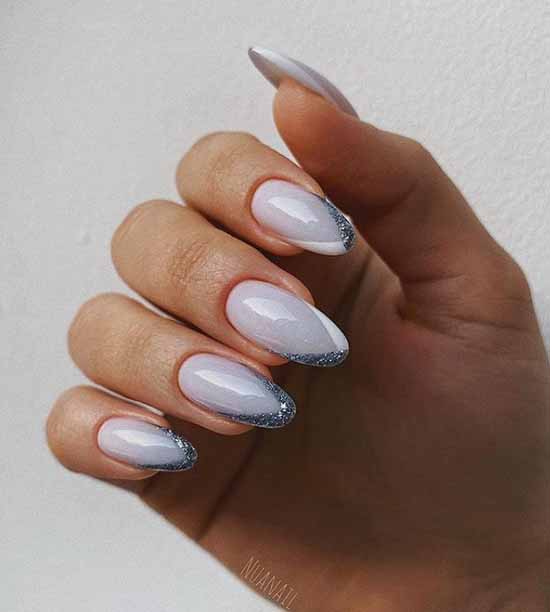 French with sparkles: 100 photos de manucure, les idées les plus récentes