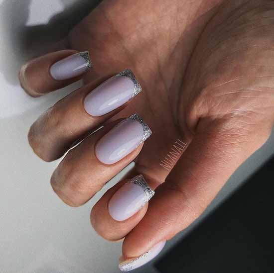 French with sparkles: 100 photos de manucure, les idées les plus récentes