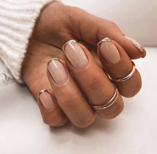 French with sparkles: 100 photos de manucure, les idées les plus récentes