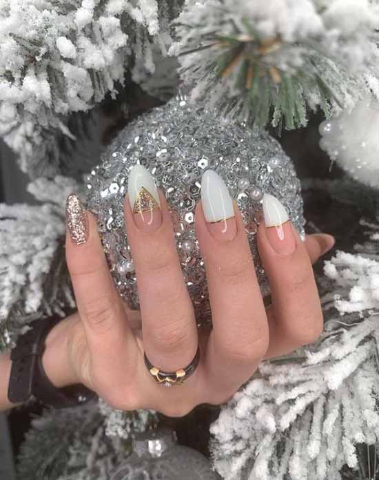 French with sparkles: 100 photos de manucure, les idées les plus récentes