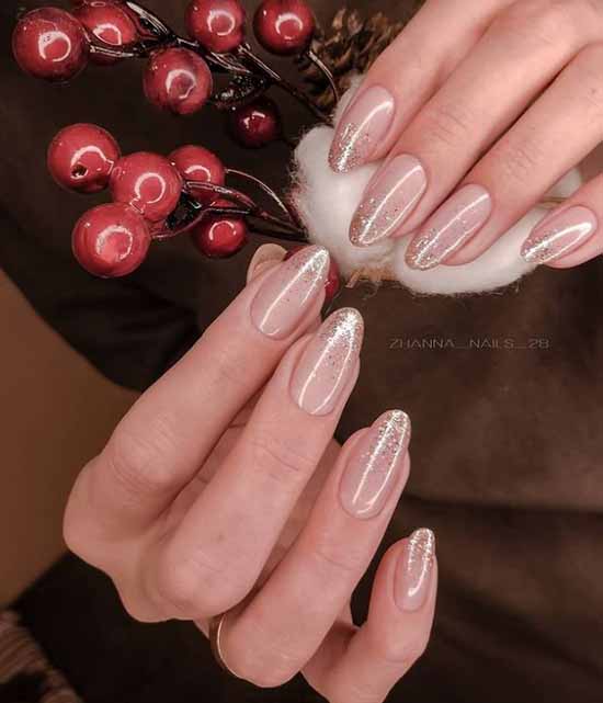 French with sparkles: 100 photos de manucure, les idées les plus récentes