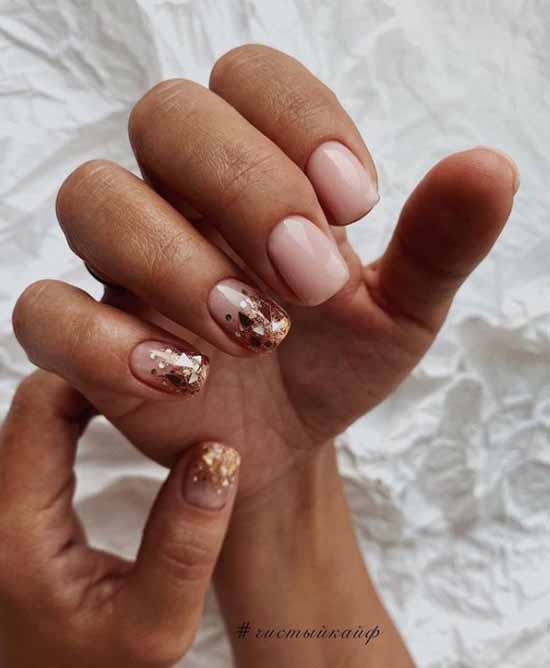 French with sparkles: 100 photos de manucure, les idées les plus récentes