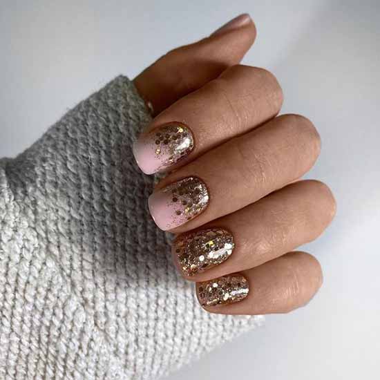 French with sparkles: 100 photos de manucure, les idées les plus récentes