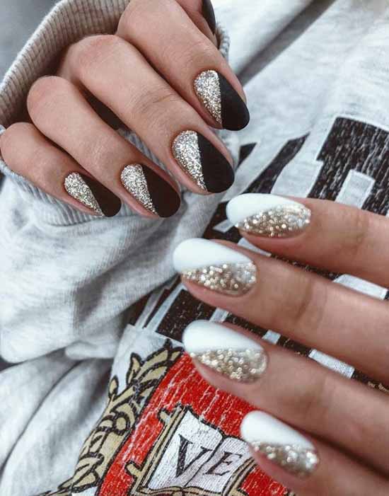 French with sparkles: 100 photos de manucure, les idées les plus récentes