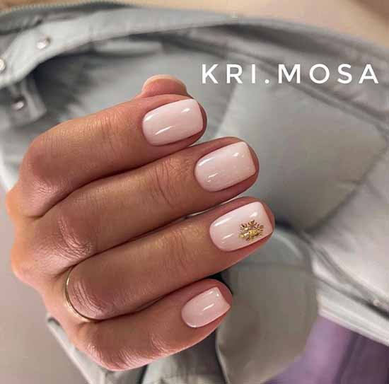 Manucure avec un design sur un ongle: nouveaux articles sur la photo