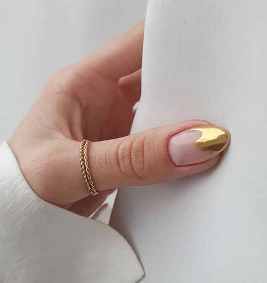 Conception d'ongles en feuille