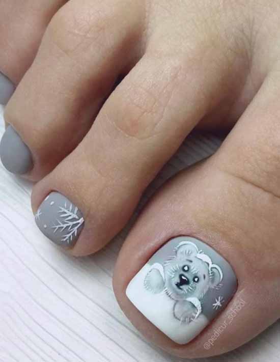 Pédicure 2026: couleurs, designs, nouveaux articles stylés sur la photo