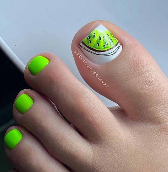 Pédicure aux fruits