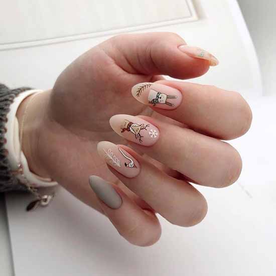 Manucure nude d'hiver 2026: photos des meilleurs designs d'ongles