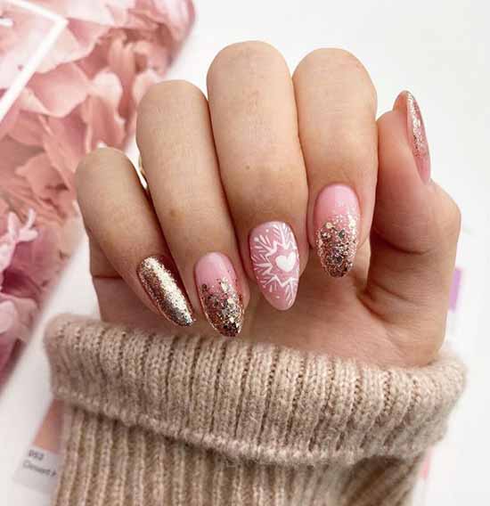 Manucure nude d'hiver 2026: photos des meilleurs designs d'ongles
