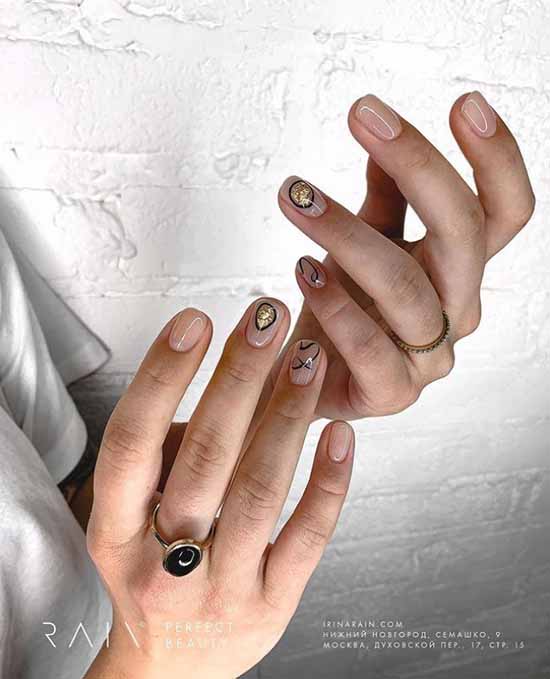Manucure nude d'hiver 2026: photos des meilleurs designs d'ongles