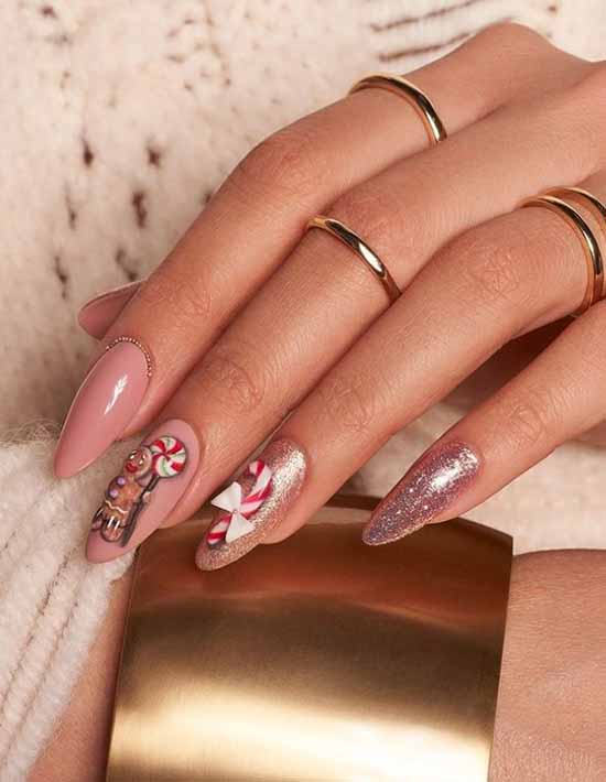 Manucure nude d'hiver 2026: photos des meilleurs designs d'ongles