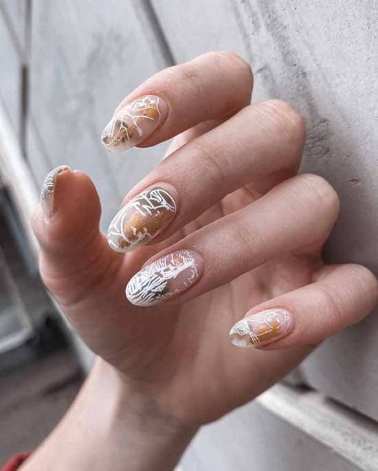 Manucure nude d'hiver 2026: photos des meilleurs designs d'ongles