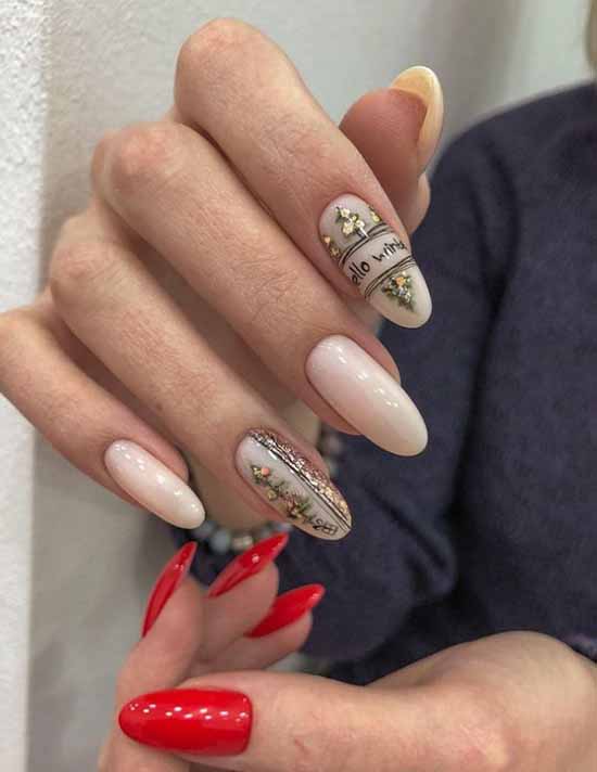 Manucure nude d'hiver 2026: photos des meilleurs designs d'ongles