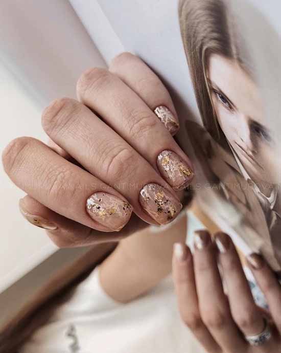 Manucure nude d'hiver 2026: photos des meilleurs designs d'ongles