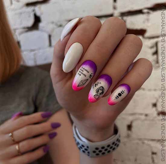 Manucure à paillettes blanches: beau design sur la photo, avis