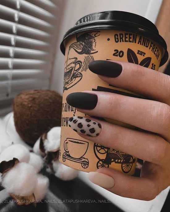 Manucure noire 2026: photo, design original