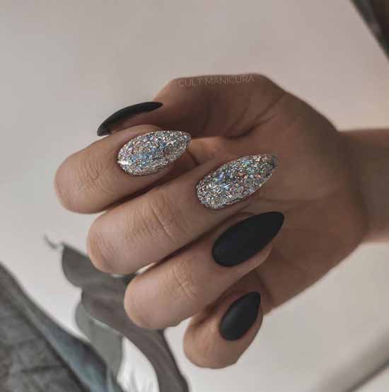 Manucure noire 2026: photo, design original