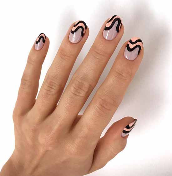 Manucure noire 2026: photo, design original