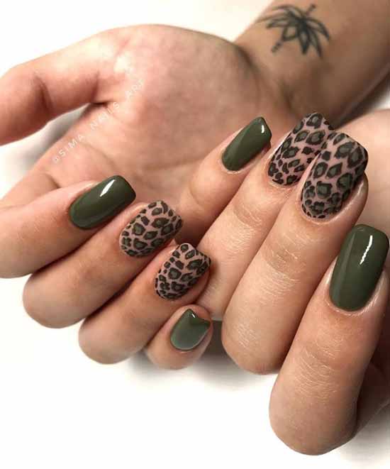 Manucure kaki : le meilleur design, 100 photos, nouveautés