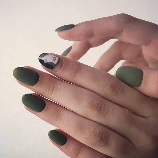 Manucure kaki : le meilleur design, 100 photos, nouveautés