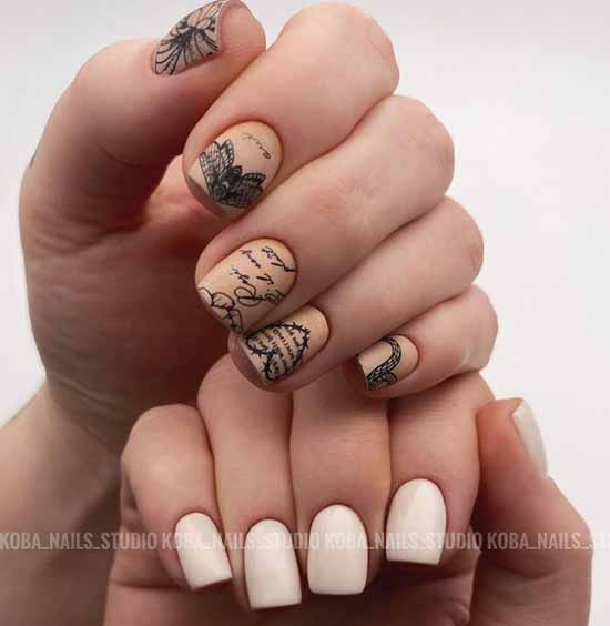 Manucure avec un coeur pour la Saint-Valentin: photo 2026, design