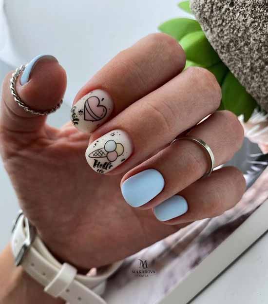 Manucure avec un coeur pour la Saint-Valentin: photo 2026, design