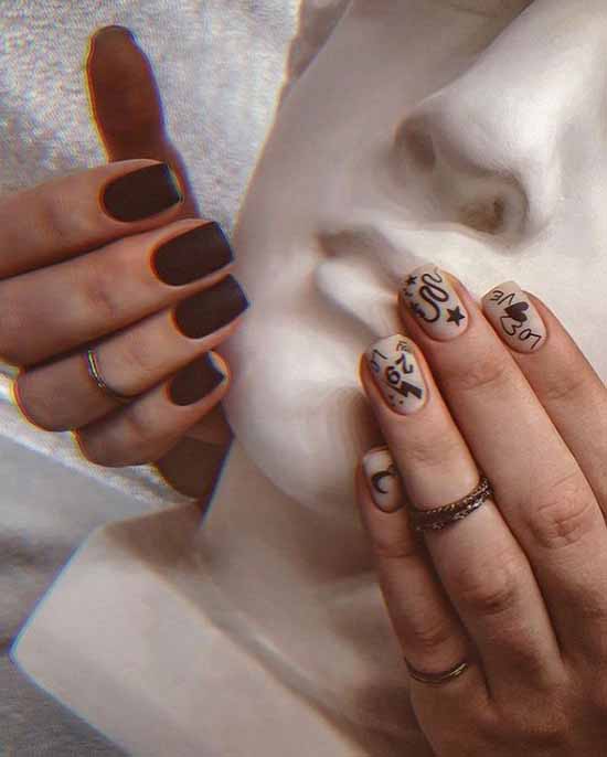 Manucure avec un coeur pour la Saint-Valentin: photo 2026, design