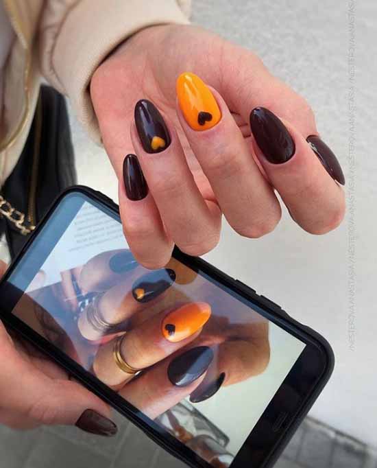 Manucure avec un coeur pour la Saint-Valentin: photo 2026, design