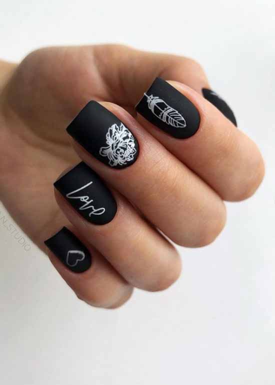 Manucure avec un coeur pour la Saint-Valentin: photo 2026, design