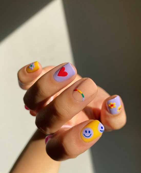 Manucure avec un coeur pour la Saint-Valentin: photo 2026, design