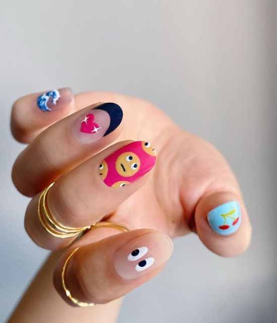 Manucure avec un coeur pour la Saint-Valentin: photo 2026, design