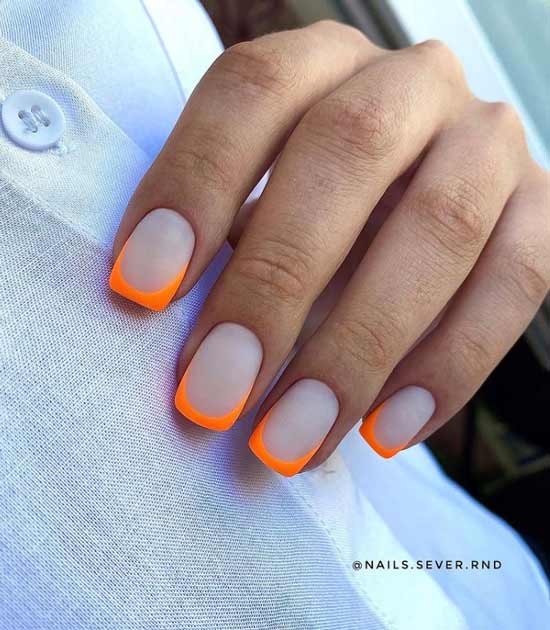 Orange mat français