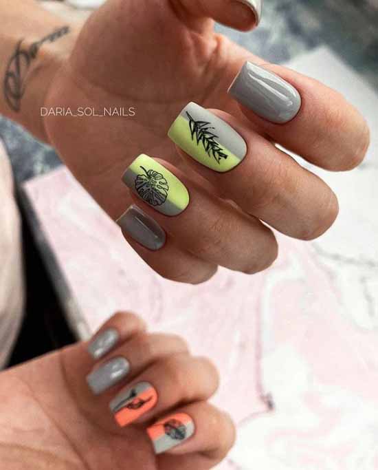 Manucure orange 2026: photo de nouveaux articles avec design