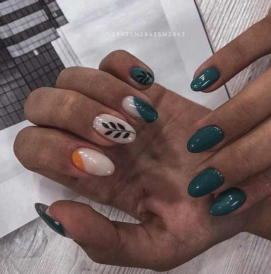 Vert avec différentes mains design