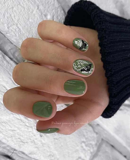 Belle manucure verte