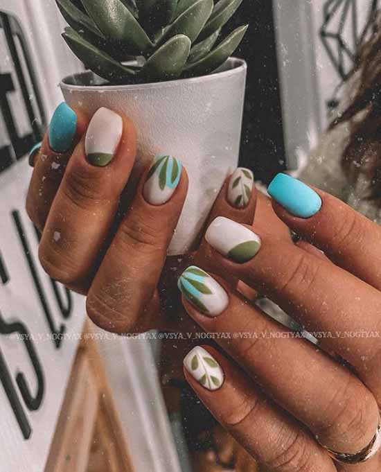 Manucure verte 2026: photo de nouveaux articles avec les meilleurs designs d'ongles