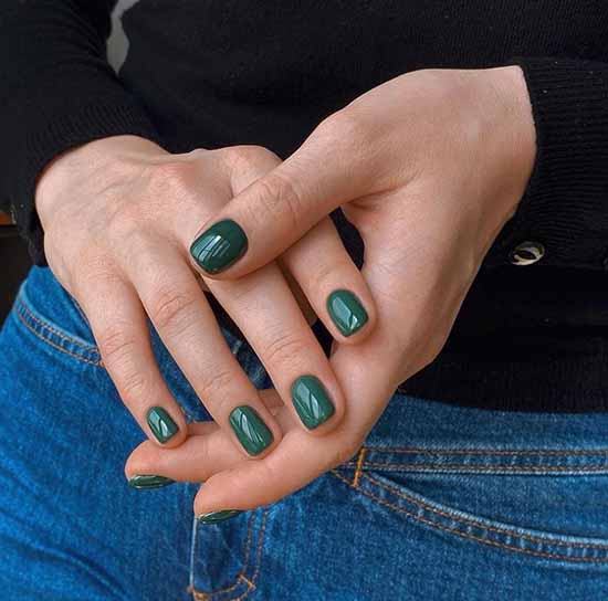 Manucure verte 2026: photo de nouveaux articles avec les meilleurs designs d'ongles