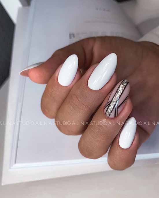 Manucure noir et blanc 2026: photo, top design des ongles